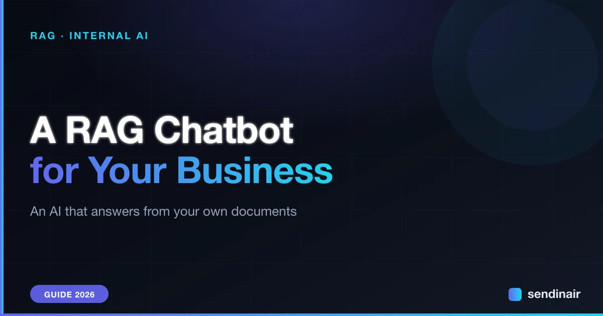 Building a RAG Chatbot for Your Business — an AI That Answers From Your Own Documents